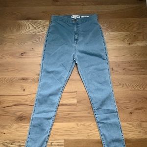 Light wash American Apparel easy jeans